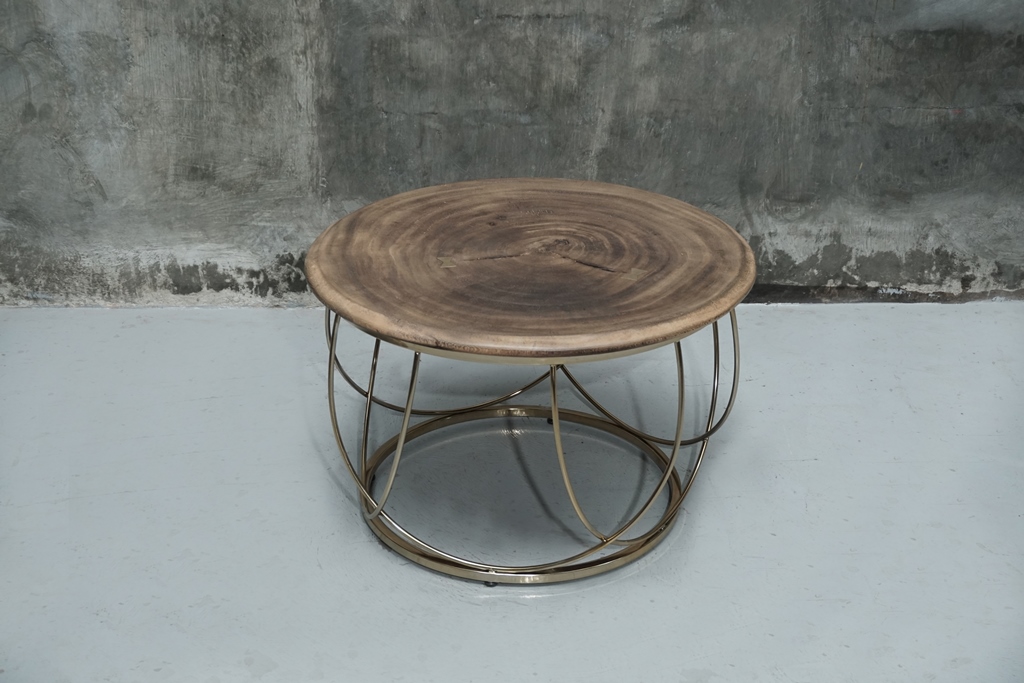 Round Natural Coffee Table - Copy