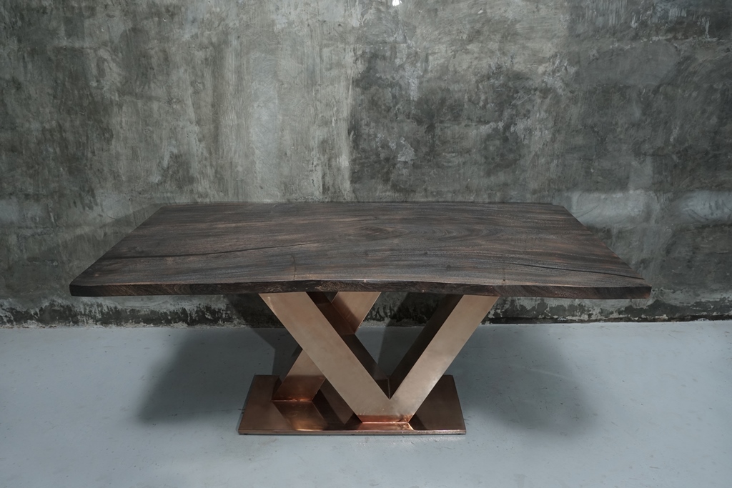 LV grey Erotion Dining Table  - Copy